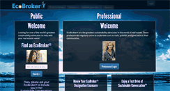 Desktop Screenshot of ecobroker.com